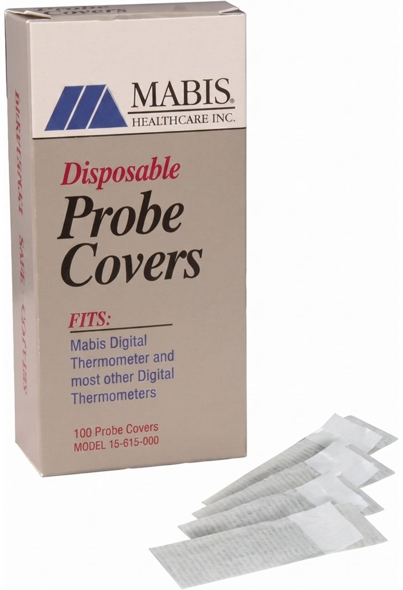 MABIS Probe Covers For Deluxe Digital Fahrenheit Thermometer (100 Per Box)