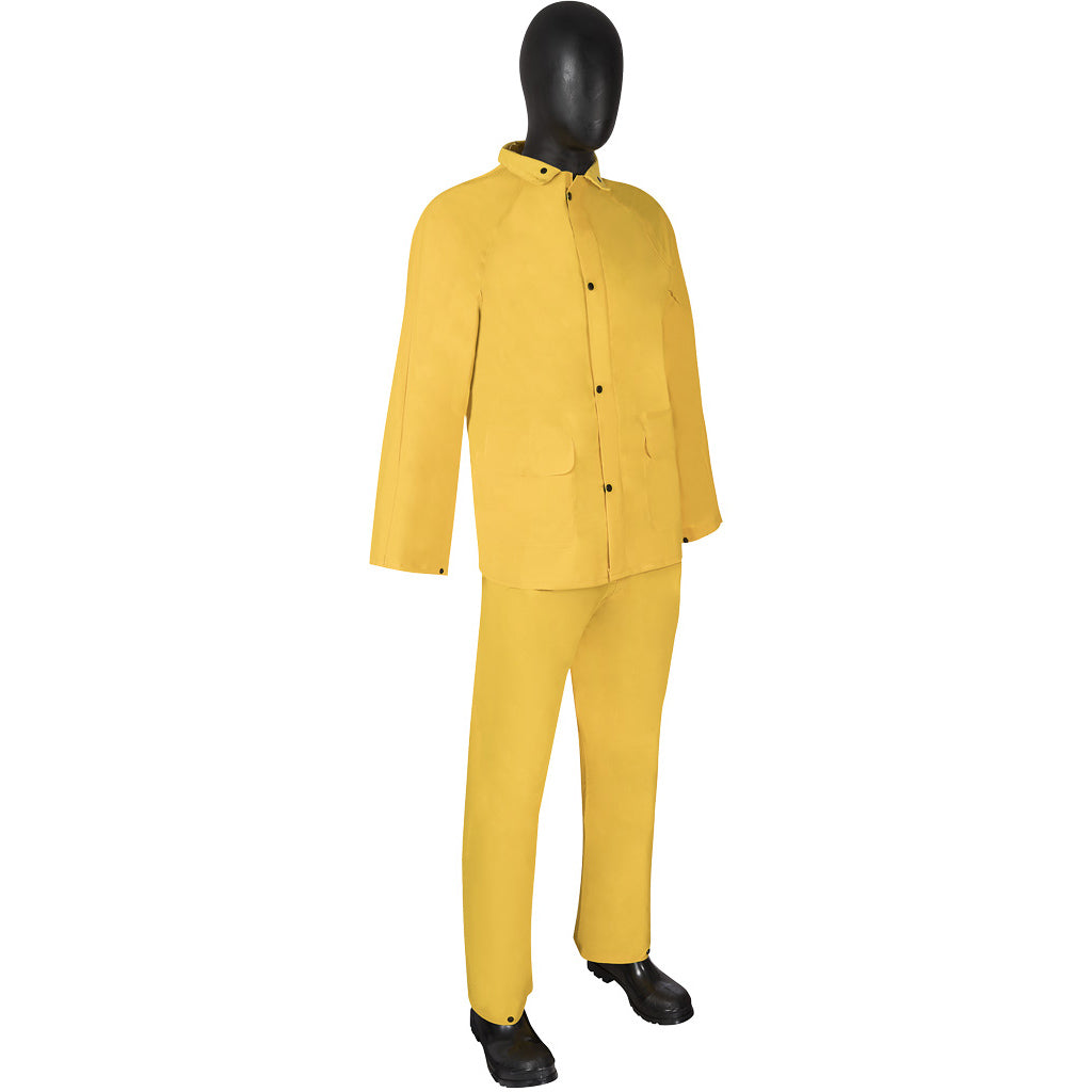 Liberty - Durawear 2 Layer Pvc/Polyester 3-Piece Yellow Rainsuit