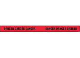 Harris Industries 3" X 500' Red 5 mil Polyethylene BT Series Barricade Tape "DANGER"