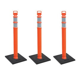 Cortina Safety Products 45" Orange Polyethylene EZ Grab Delineator