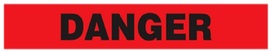 INCOM® 3" X 1,000' Red And Black 1.5 mil Polyethylene PrimeGuard™ Barricade Tape "DANGER"