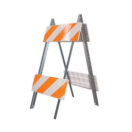 Cortina Safety Products Orange/White Barricade