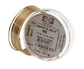 Harris® 3/64" BAg-5 Safety-Silv® 45 High Silver Brazing Alloy Filler Metal 5 toz Cup