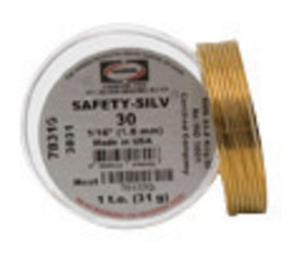 Harris® 1/16" X 18" BAg-20 Safety-Silv® Round High Silver Brazing Alloy Filler Metal 15 toz Tube