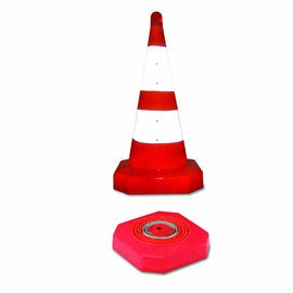 Cortina Safety Products Orange Polyester/ABS Emergency Traffic Cone 28"