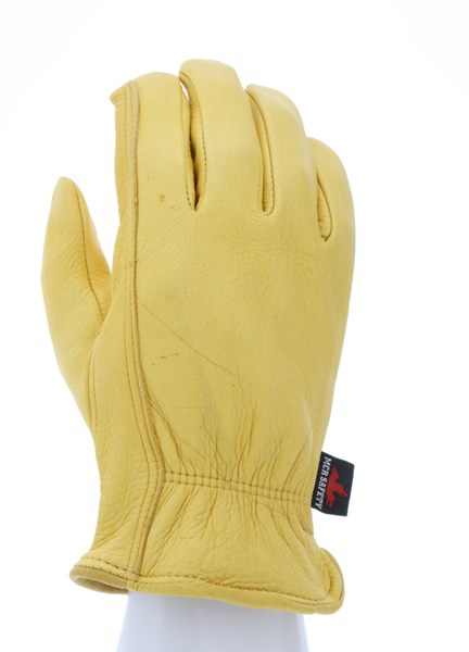 Leather Driver Work Gloves Select Grade Deer Grain Leather Keystone Thumb- Dozen