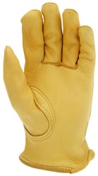 Leather Driver Work Gloves Select Grade Deer Grain Leather Keystone Thumb- Dozen
