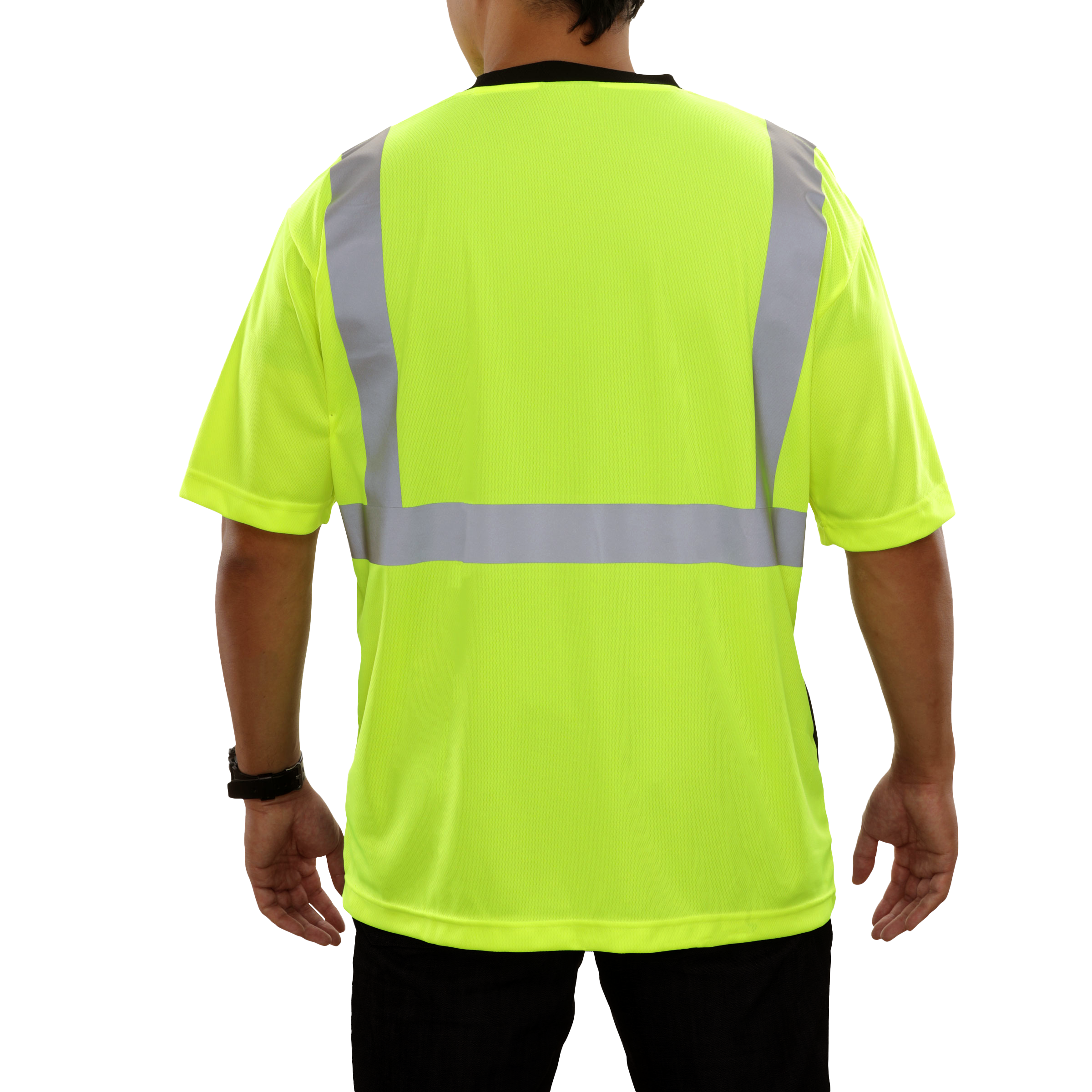 Reflective Apparel High Visibility Safety Shirt Two-Tone Birdseye