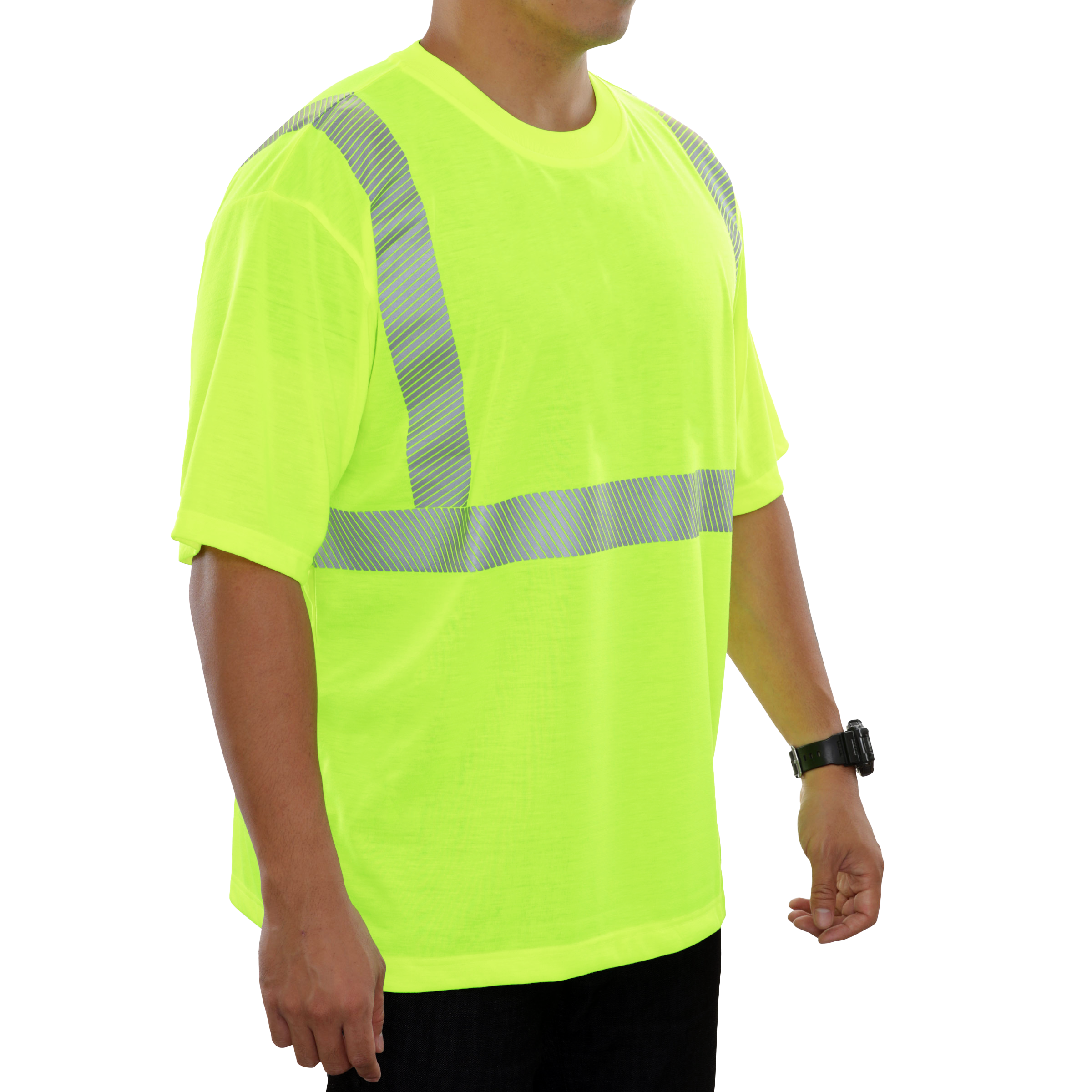 Safety Shirt Hi Vis Shirt Lime Jersey ANSI 2 Comfort Trim by 3M