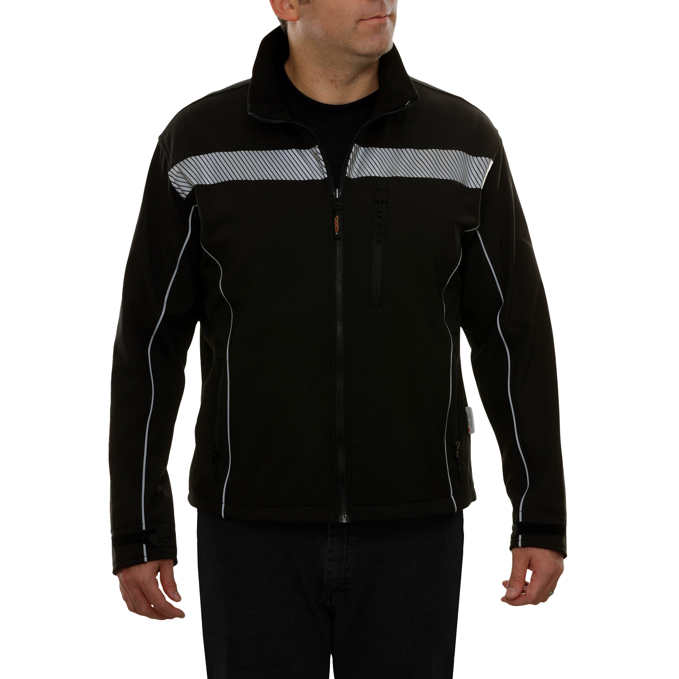 Reflective Jacket Soft Shell Water Resistant