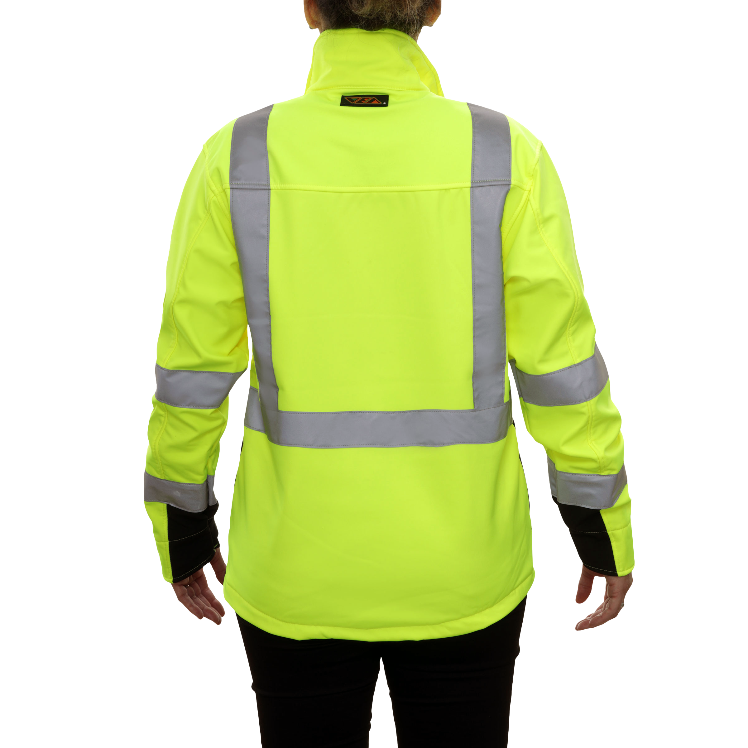 Safety Jacket Hi Vis Soft Shell Water Resistant