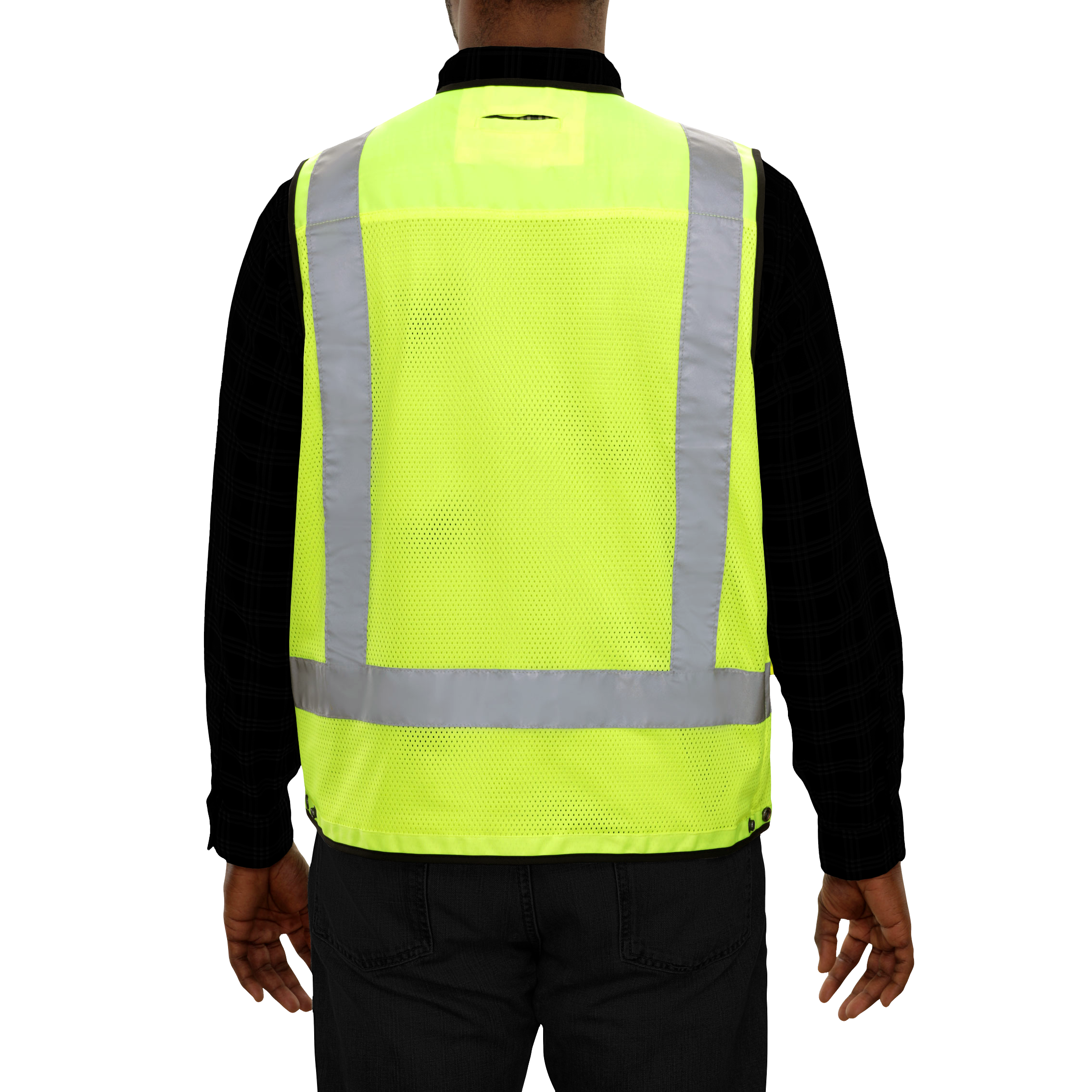 Surveyor Vest Hi Vis Multi-Pocket Vest Woven