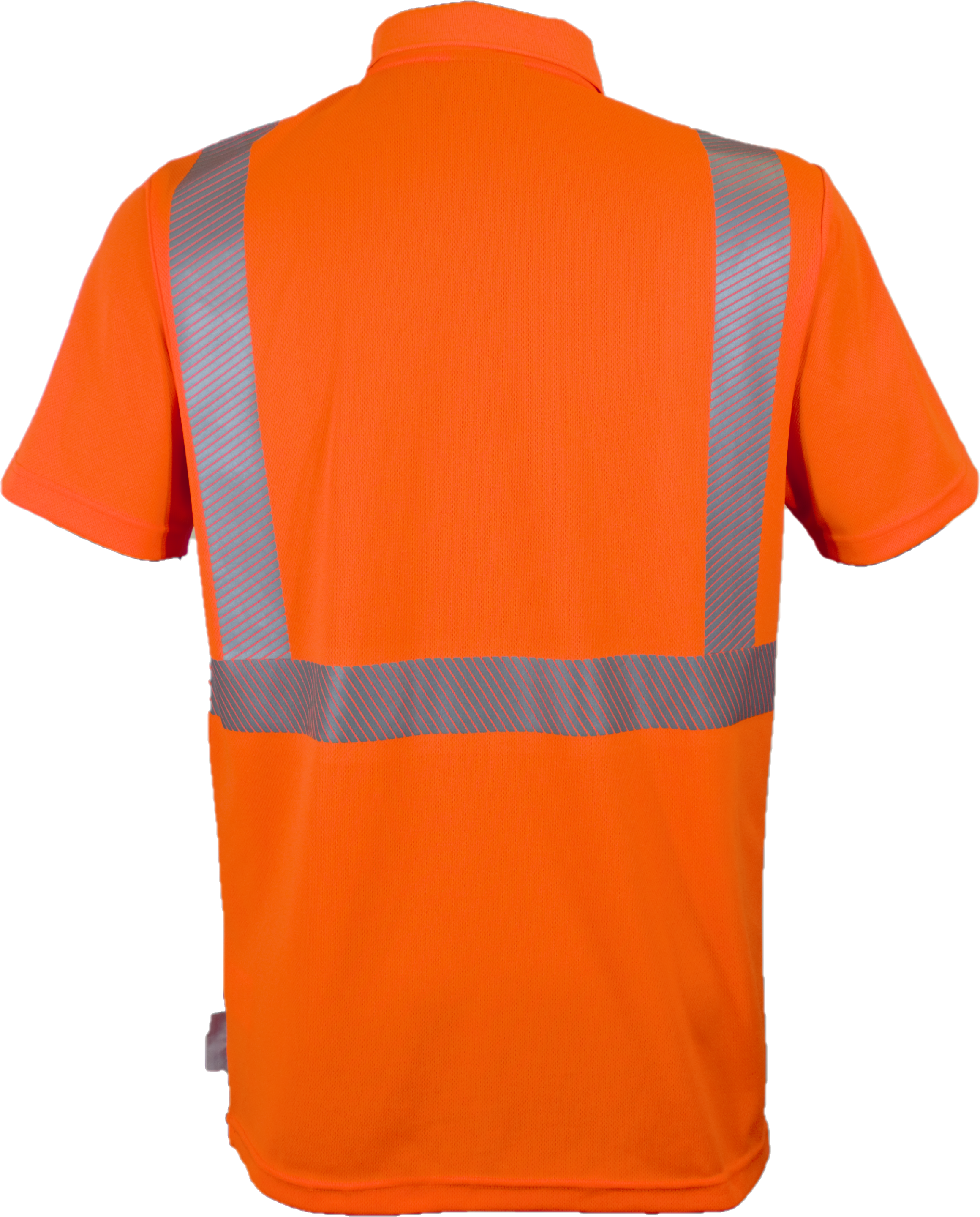 Reflective Apparel High Visibility Polo Shirt Orange Birdseye Comfort Trim by 3M