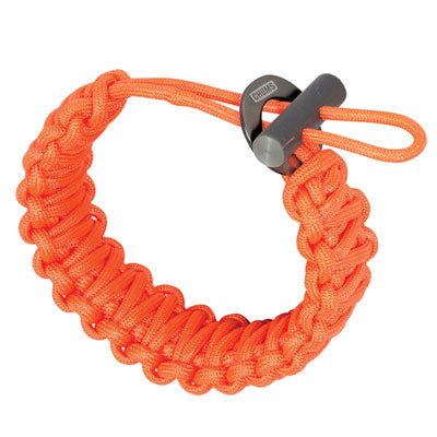 Smokey Fire Starter Paracord Bracelet Orange - Main Image