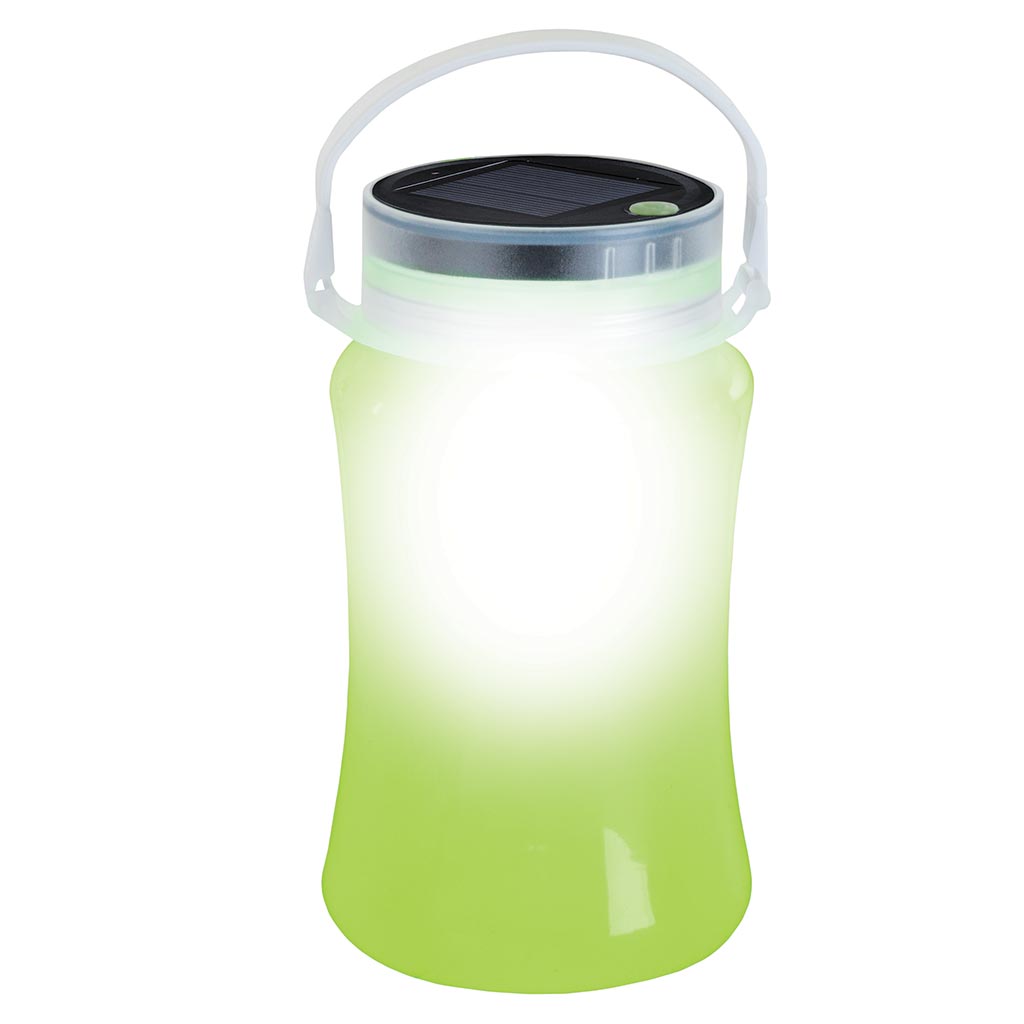 Solar Storage Bottle/ Lantern - White