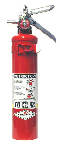 Amerex 2.5 LBS ABC Fire Extinguisher with Vehicle-Marine Bracket