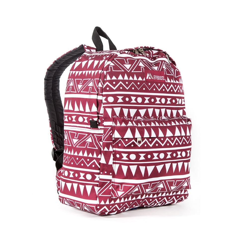 Everest-Pattern Printed Backpack