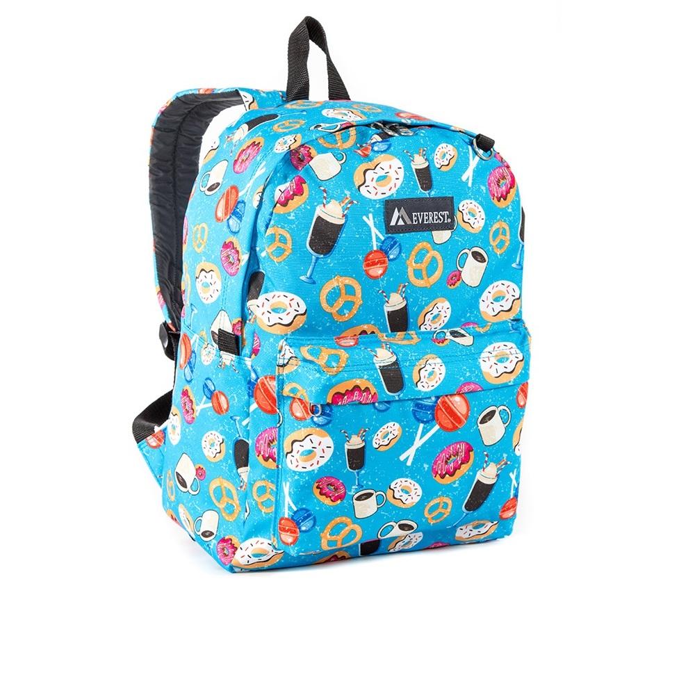 Everest-Pattern Printed Backpack