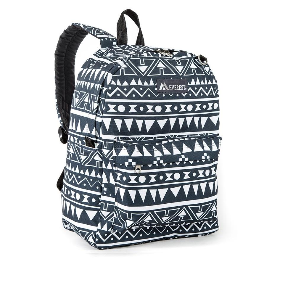 Everest-Pattern Printed Backpack