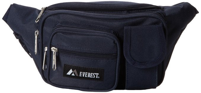 Everest Multiple Pocket Waist Pack - Navy