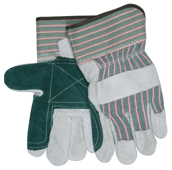 MCR Safety Green/Pink W/Double Leather Palm