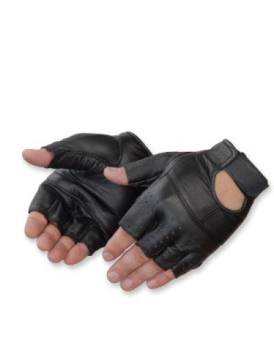 Lightning Gear Black goatskin weight lifting glove - Large - Dozen