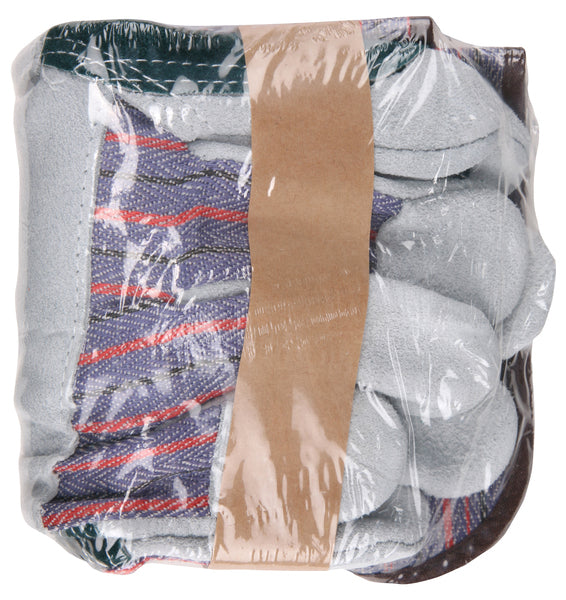 MCR Safety Select Dbl Palm Rubberized Cuff L