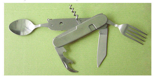 6 in 1 Camping Utensil tool