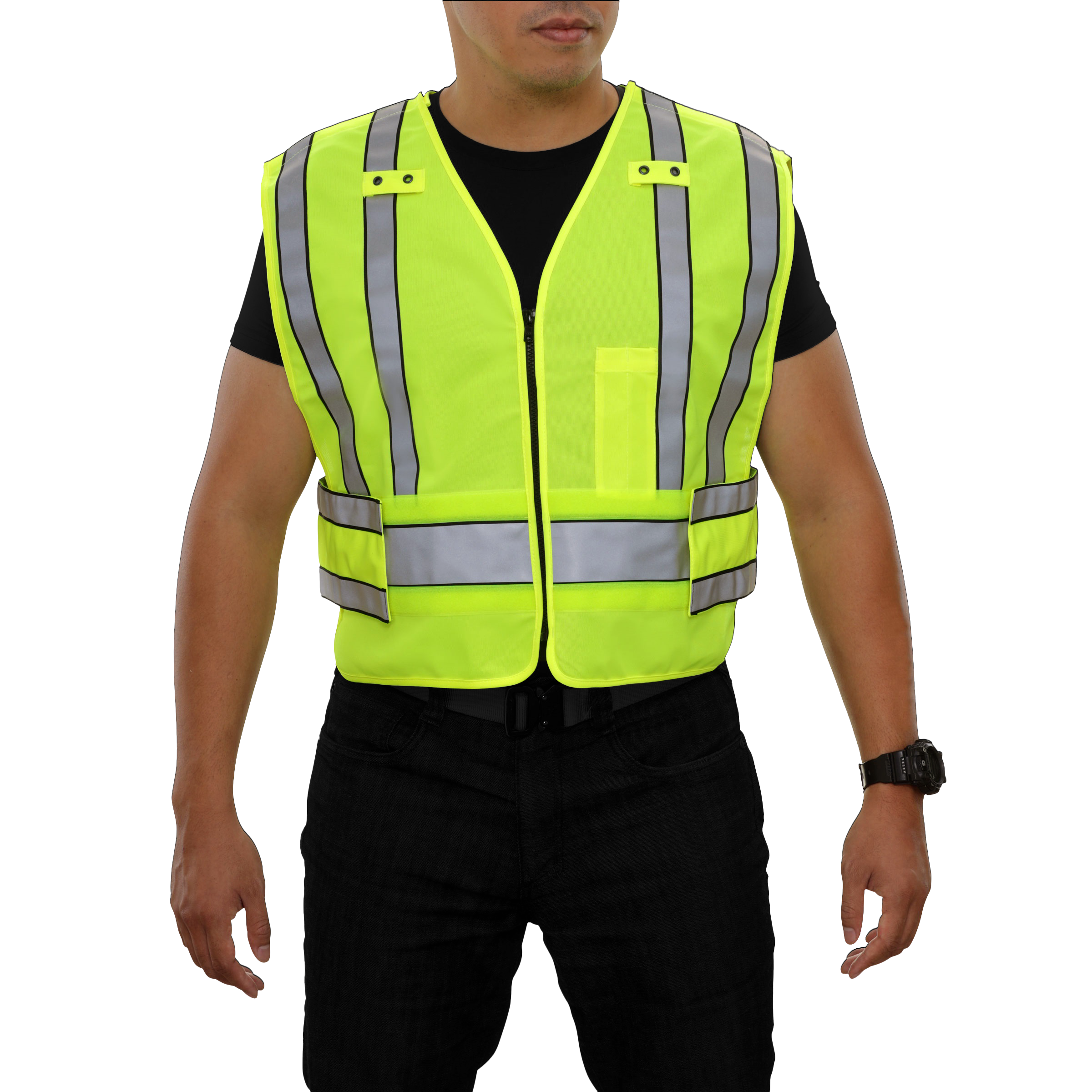 Public Safety Vest Hi Vis Vest 4pt Breakaway Tactical ANSI 207