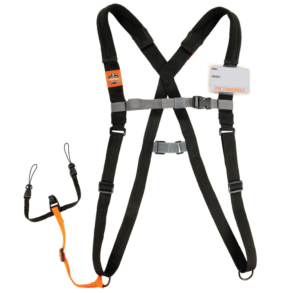 Squids 3138 Padded Barcode Scanner Harness + Lanyard for Mobile Computers