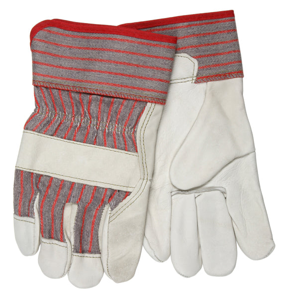 MCR Safety Reg Mixed Grain Lea Plm Rubzd Safety Cuf