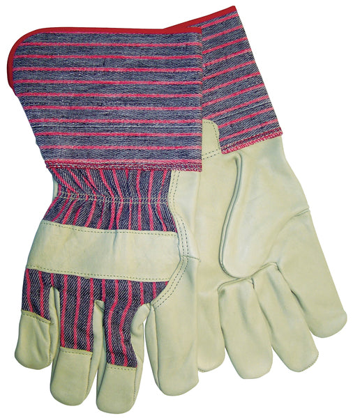 MCR Safety Industry Mixd Grain Lea Plm Gauntlet Cuf