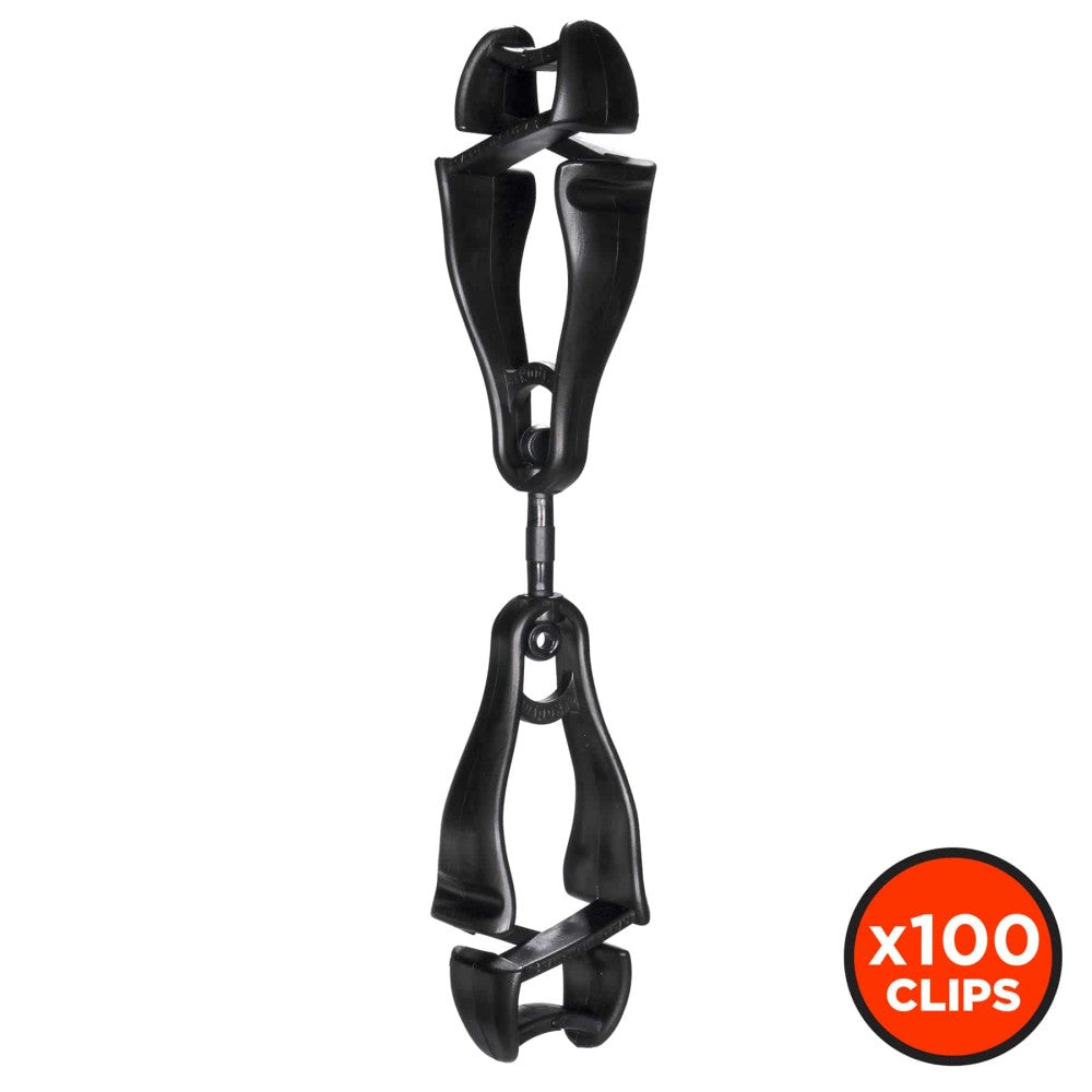 Squids 3420 Swiveling Glove Clip Holder - Dual Clips (100-Pack)