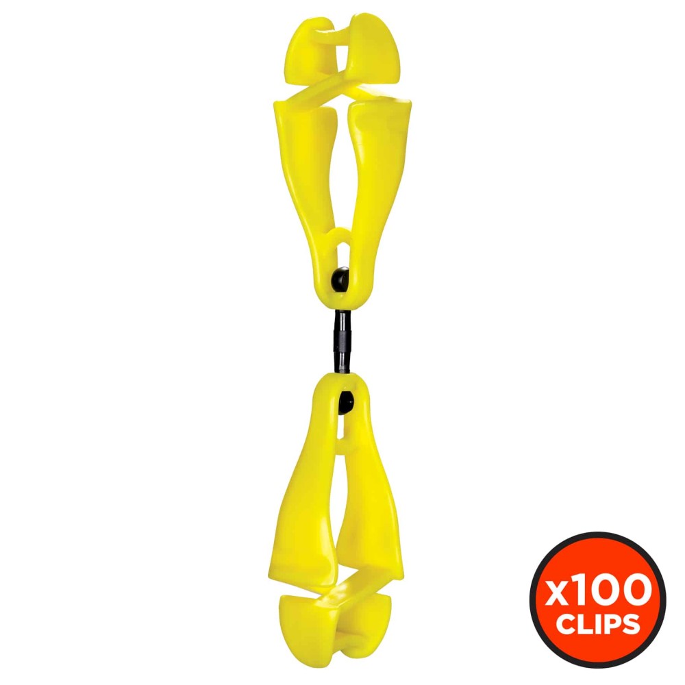 Squids 3420 Swiveling Glove Clip Holder - Dual Clips (100-Pack)