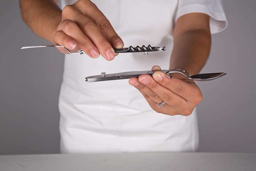 Campers Knife with Fork & Spoon