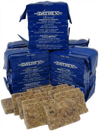 Datrex 3600 Emergency Food Bar - 3 Day/72 Hour Emergency Rations