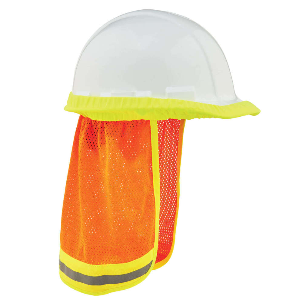 GloWear 8005 Hi-Vis Hard Hat Neck Shade - Mesh Reflective