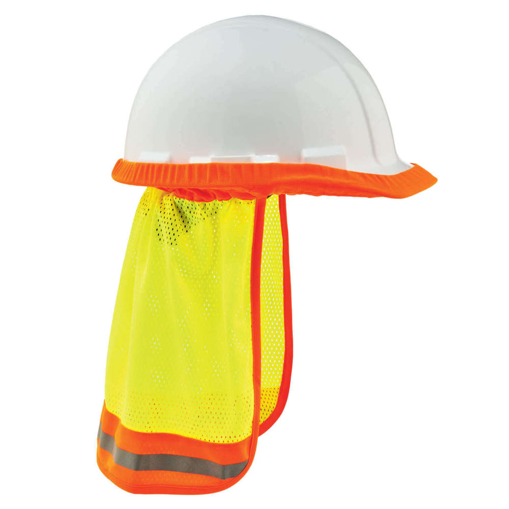 GloWear 8005 Hi-Vis Hard Hat Neck Shade - Mesh Reflective