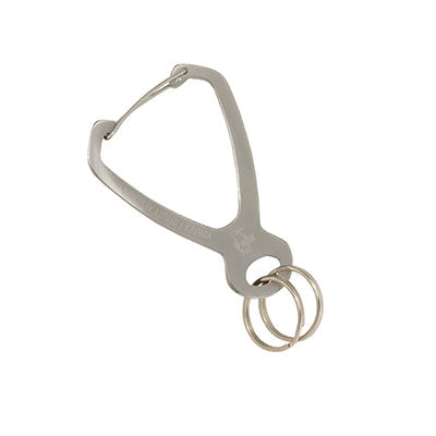 Vortex Utility Keychain - Silver