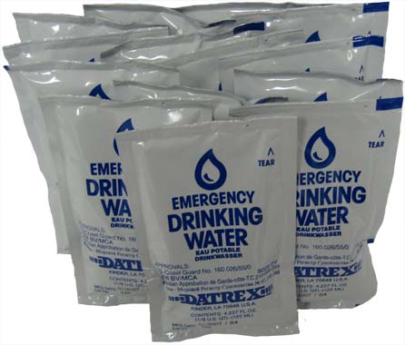 Datrex Emergency Water Packet - 3 Day/72 Hour Supply