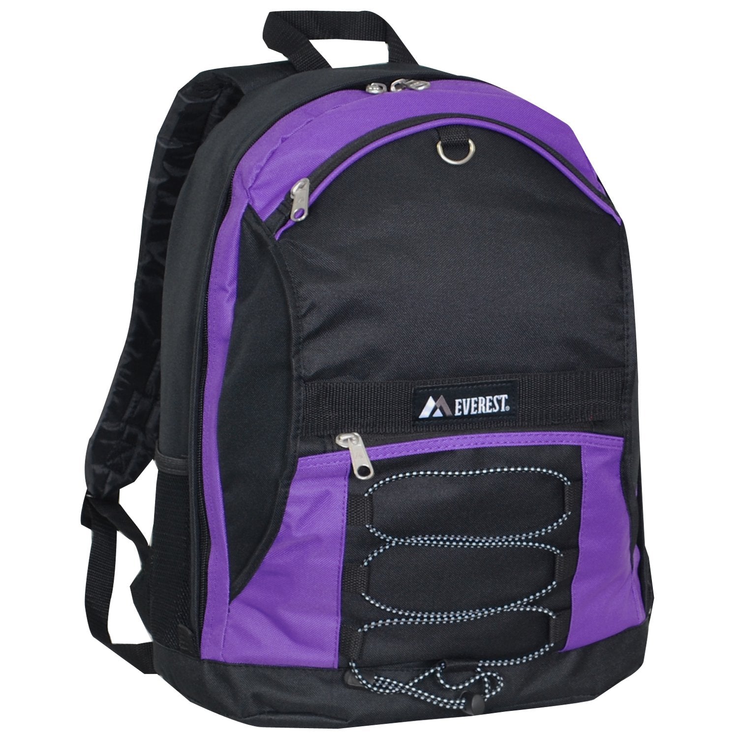Everest-Two-Tone Backpack w/ Mesh Pockets