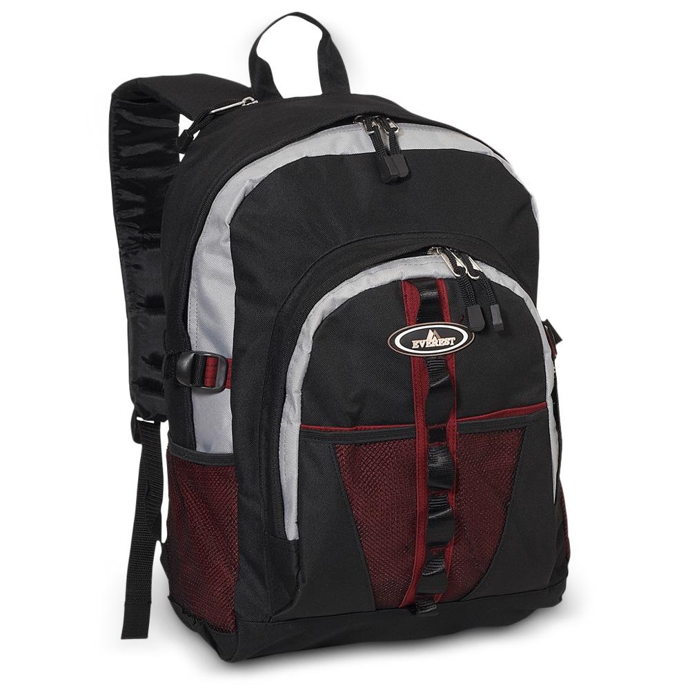 Everest-Backpack w/ Dual Mesh Pocket