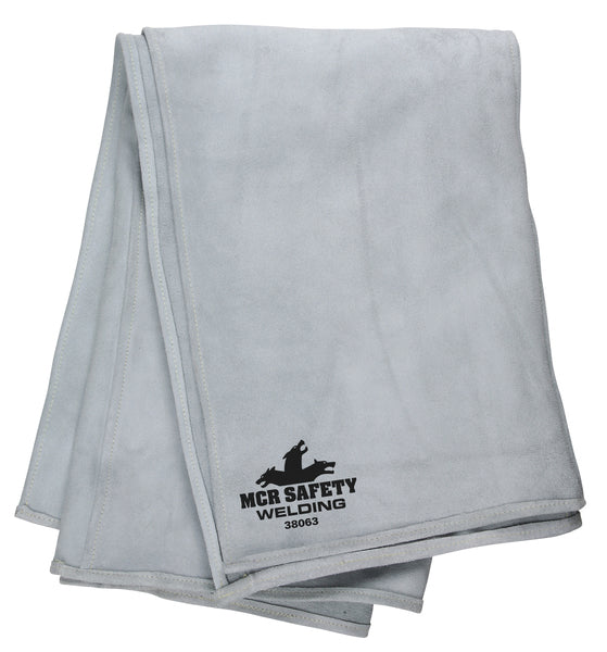 MCR Safety Gray Sel Split Lthr 6'x3' Welding Blankt