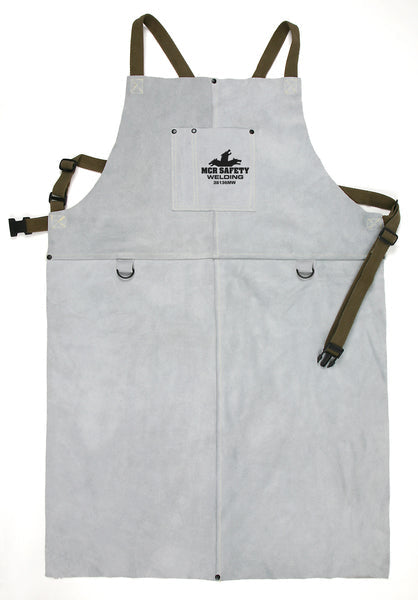 MCR Safety Mphs Welding Leather 24x36 Bib Apron