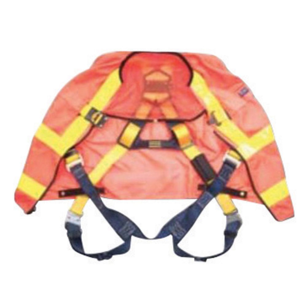 3M DBI-SALA 2X Delta Hi-Viz Orange Full Body Workvest Style Harness With Back D-Ring, Pass-Thru Chest And Leg Strap Connection