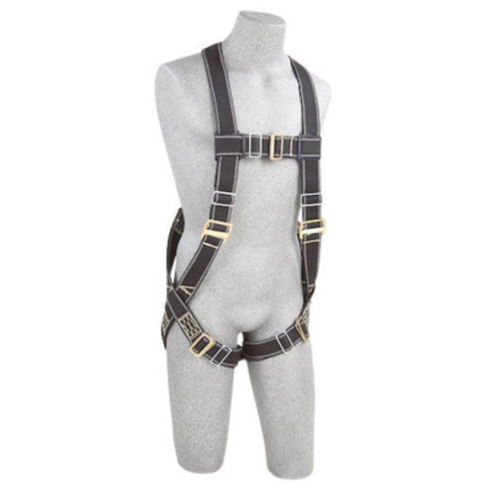 3M DBI-SALA 2X Delta No-Tangle Full Body/Vest Style Harness With Back D-Ring, Pass-Thru Leg Strap Buckle And Loops For Body Belt
