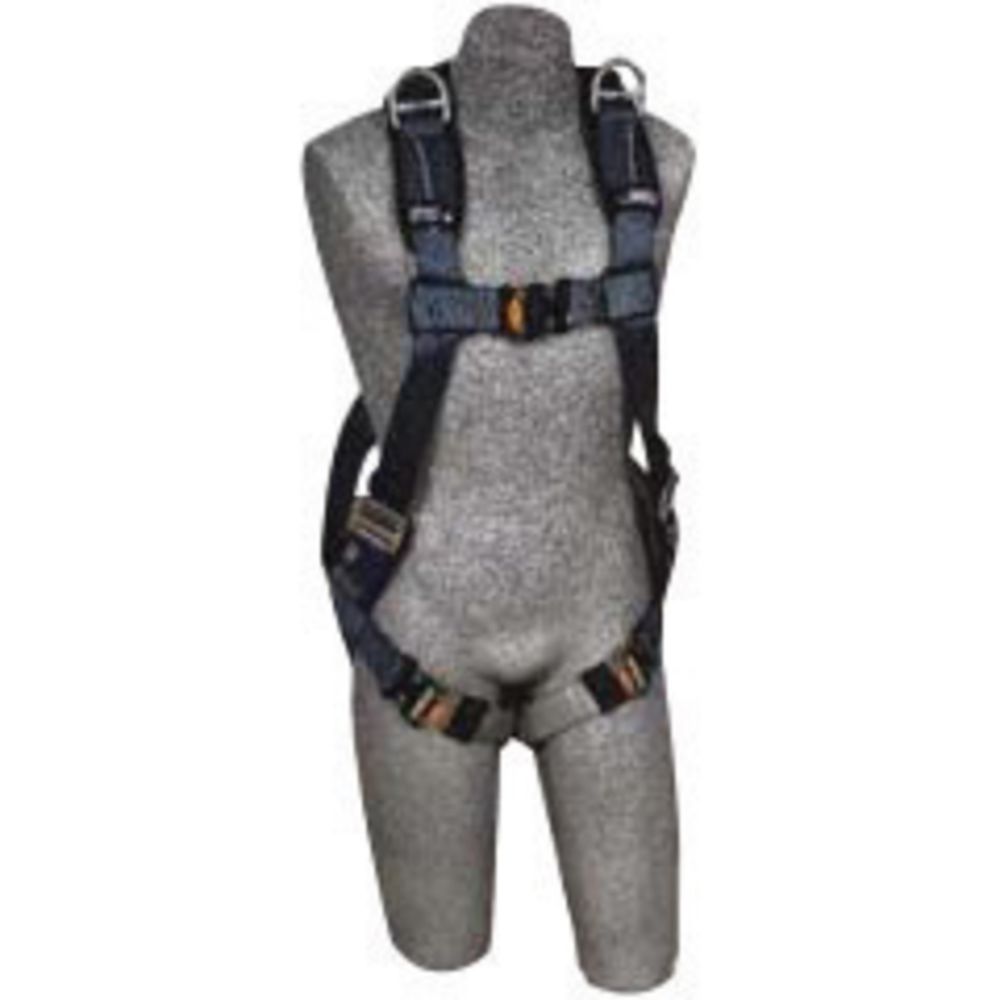 3M DBI-SALA Medium ExoFit XP Full Body/Vest Style Harness With Back And Shoulder D-Ring, Quick Connect Leg Strap Buckle, Loops For Belt And Removable Padding