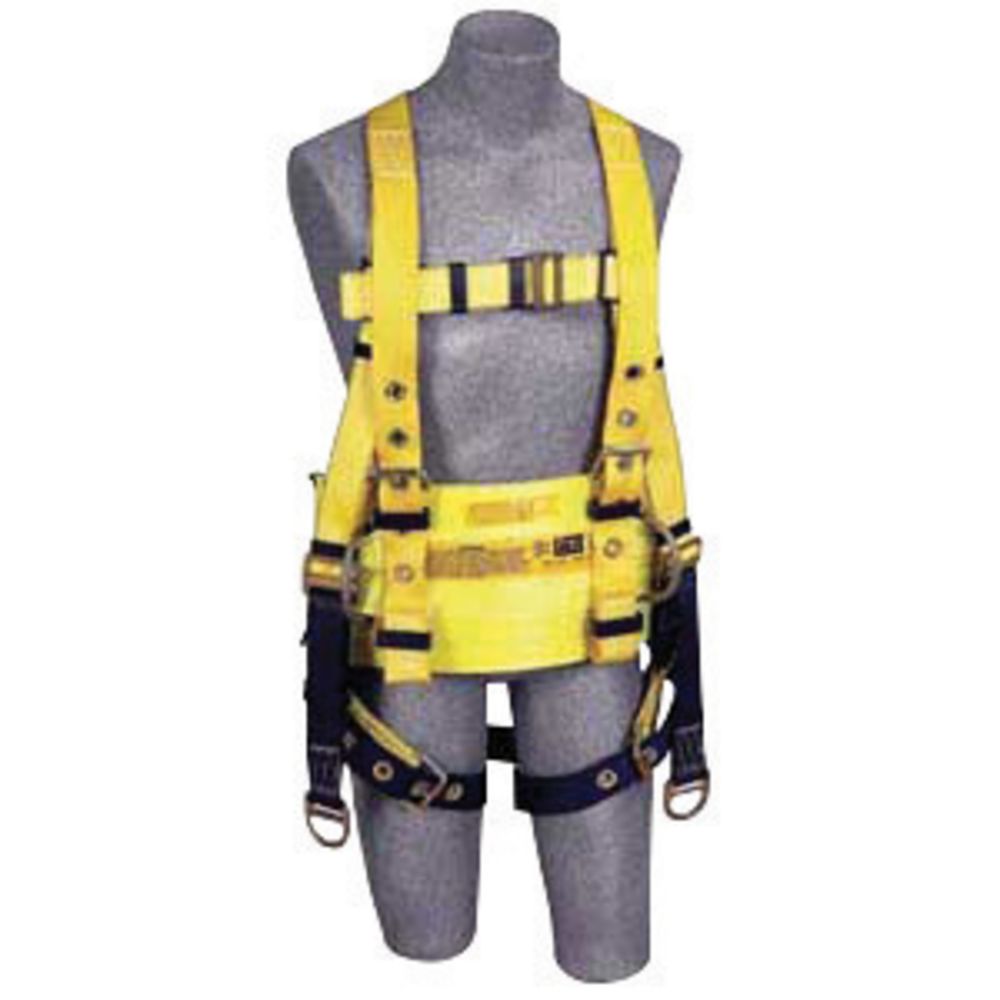 3M DBI-SALA Small Delta II Derrick Style Harness With Back And Lifting D-Rings, Tongue Buckle Legs And Straps For Connection To 1000554 Derrick Belt