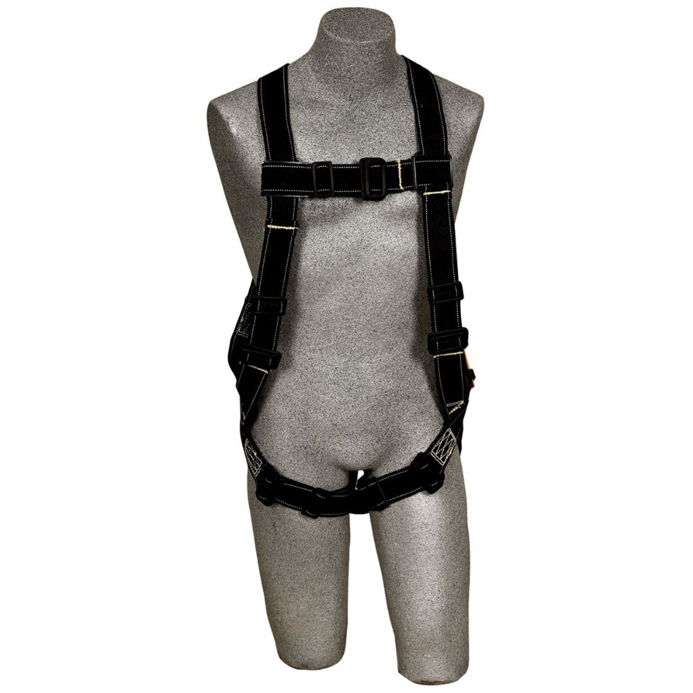 3M DBI-SALA X-Large Delta II Welder's Vest Style Harness With Back D-Ring, Pass-Thru Buckle Leg Strap, Non-Conductive PVC Coated Hardware And Loops For Belt