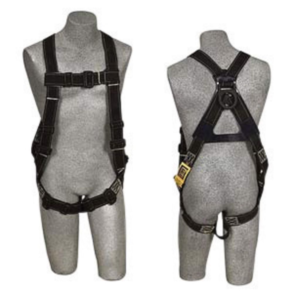 3M DBI-SALA X-Large Delta No-Tangle Full Body/Vest Style Harness With Back D-Ring, Pass-Thru Leg And Chest Strap Buckle, Built-In Loops For Body Belt And Comfort Padding